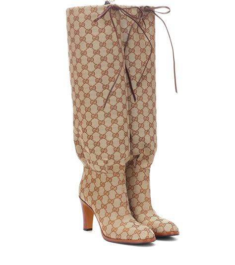 high knee gucci boots